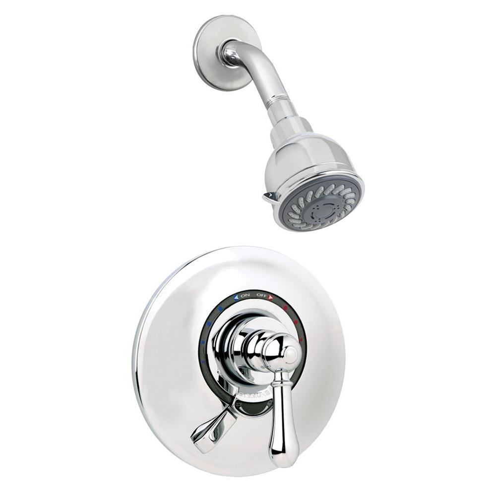 Symmons Allura 1Handle 2Spray Shower Faucet with Integral Stops in