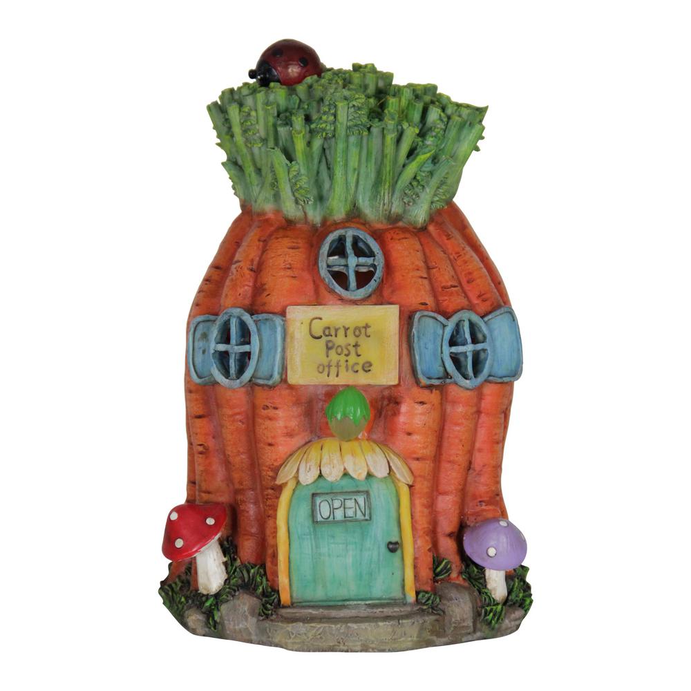 Exhart Solar 10 inch Carrot House by Exhart