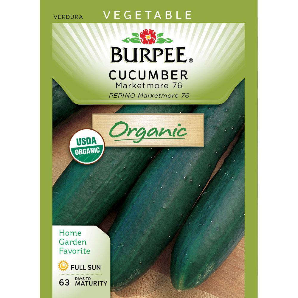 Burpee Cucumber Marketmore 76 Organic Seed60040 The Home Depot