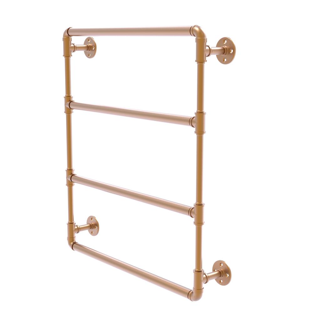 Allied Brass Pipeline Collection 30 In Wall Mounted Ladder Towel Allied Brass Pipeline Collection 30 In Wall Mounted Ladder Towel Bar Brushed Bronze