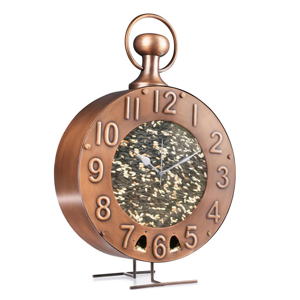 Good Directions Time Flys Extra Large Copper Bird Feeder 5 Lbs