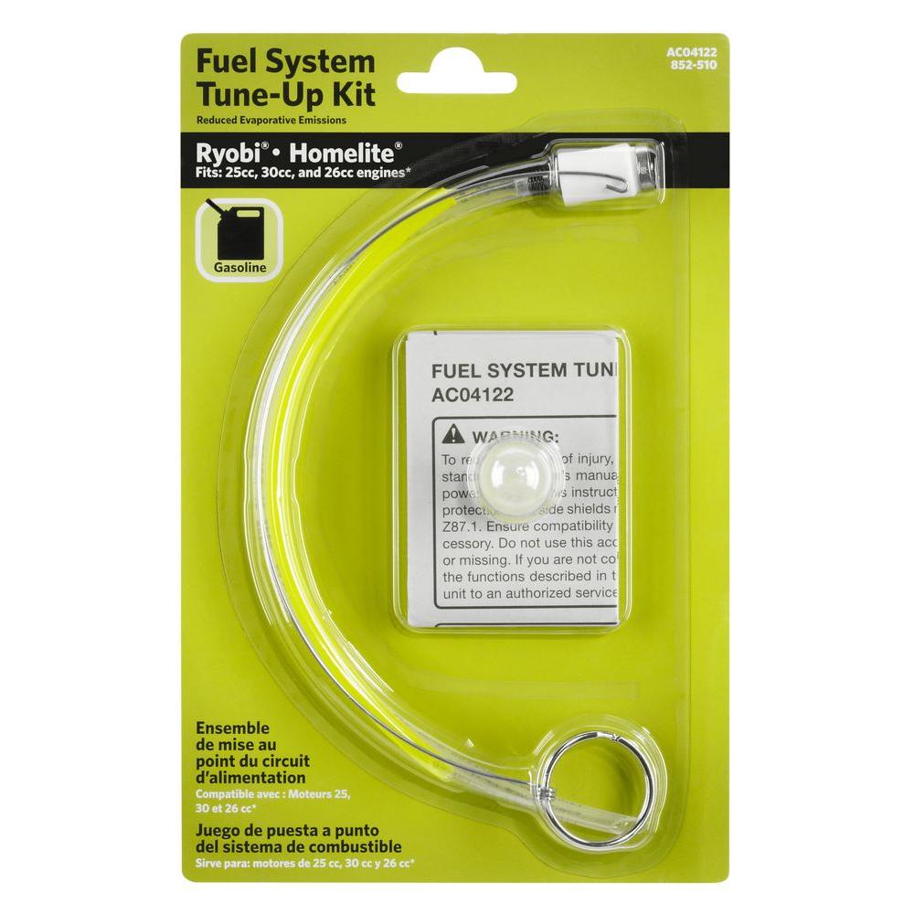 Ryobi Fuel Line And Primer Bulb Tune Up Kit Ac04122 The Home Depot