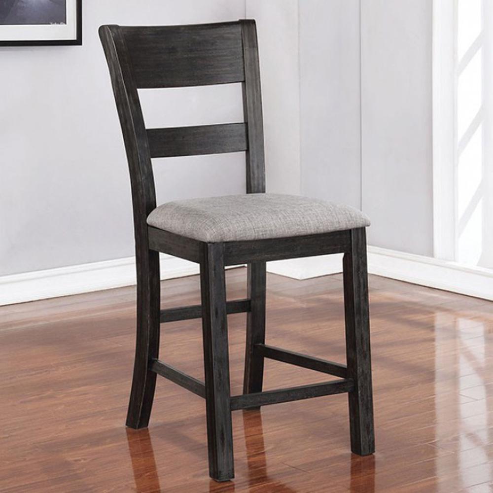 Furniture Of America Huxley 19 In Antique Black Counter Height Antique Black Counter Height