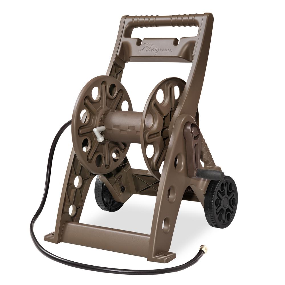 Liberty Garden 225 Ft 2 Wheel Hose Cart In Bronze Finish 514 The Home Depot - Metal Garden Hose Reel Home Depot Liberty Garden 225 Ft 2 Wheel Hose Cart In Bronze Finish 514 The Home Depot - Metal Garden Hose Reel Home Depot