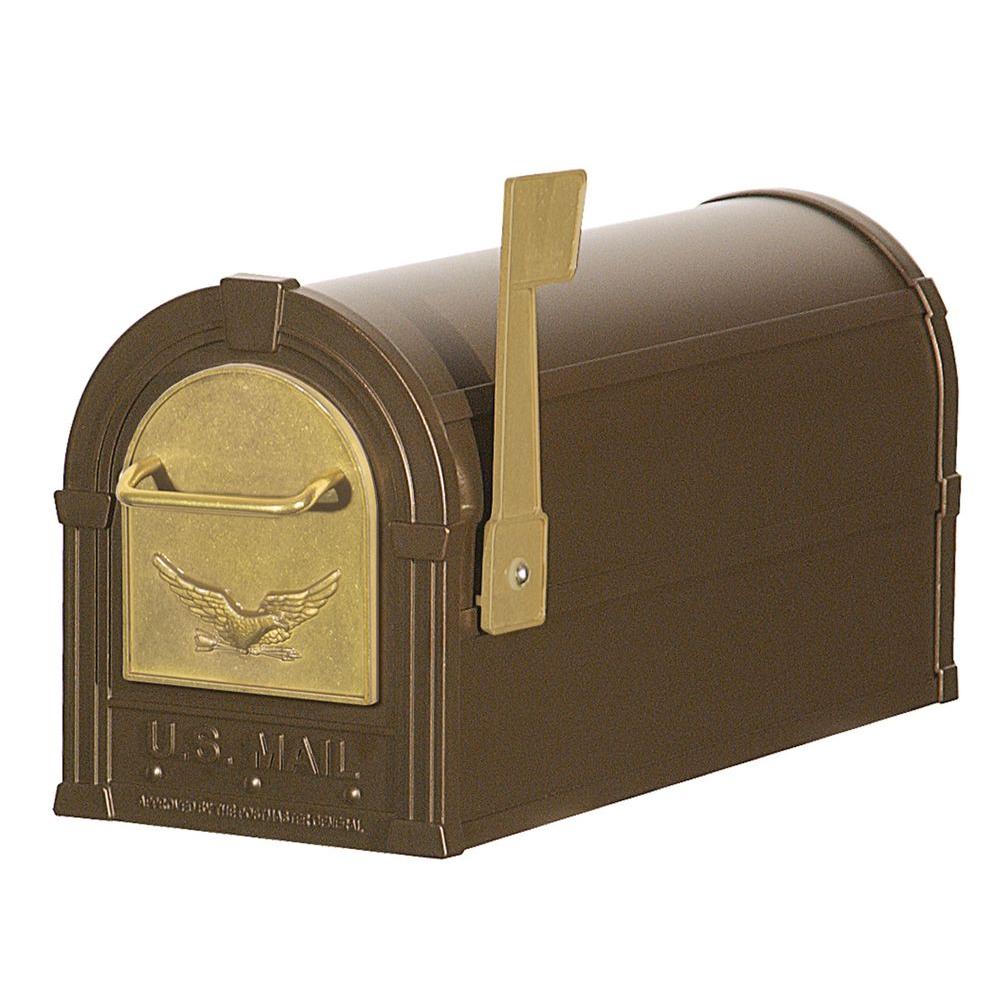 Salsbury Industries 4800 Series Post-Mount Antique Rural Mailbox-4850A ...