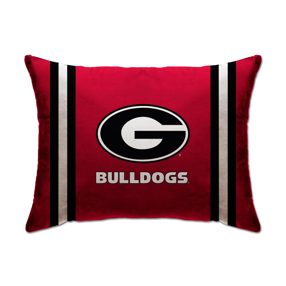 Ncaa Collegiate 20 In X 26 In Plush Bed Pillow Ncaalg26 12uga