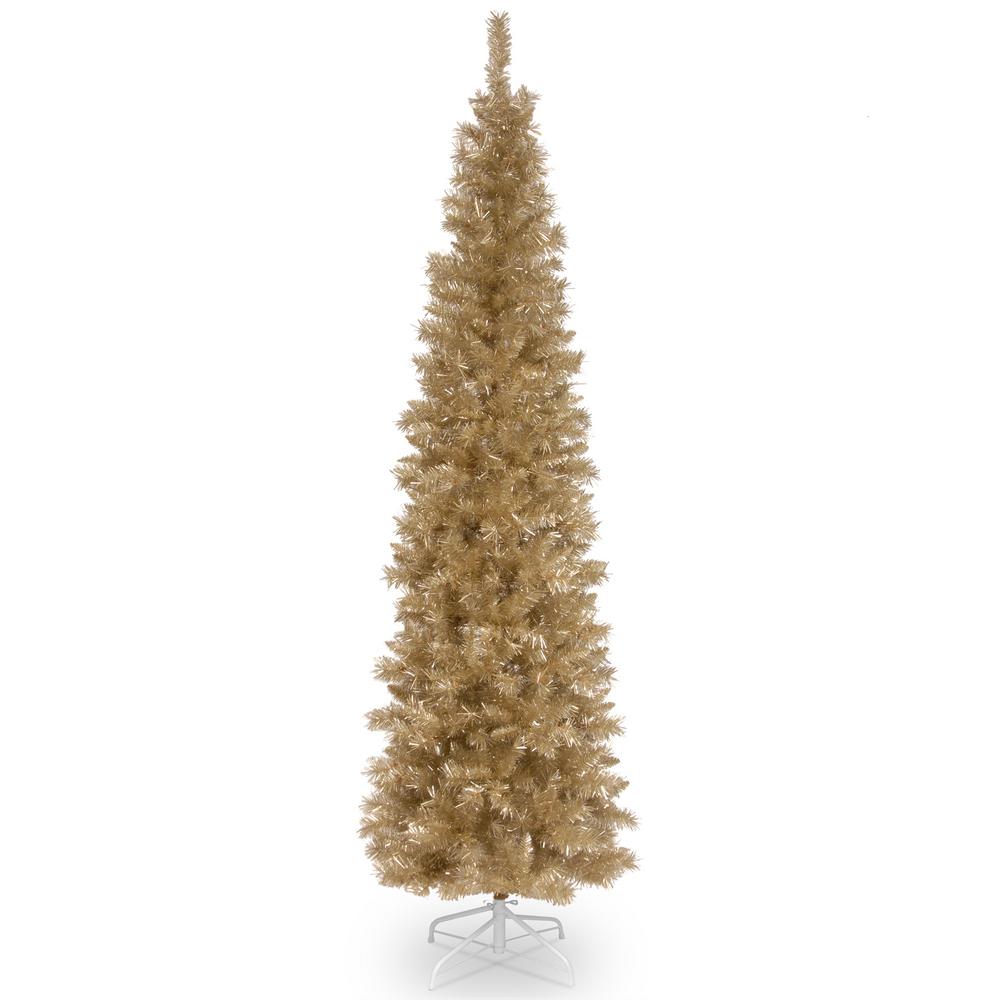 Champagne Gold Tinsel Artificial Christmas Tree Champagne Gold Tinsel Artificial Christmas Tree