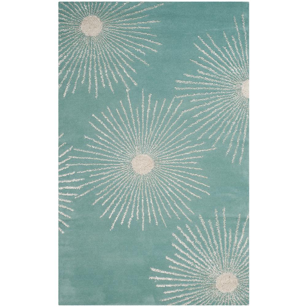 Safavieh Soho Light Teal Multi 6 Ft X 9 Area Rug Soh712t Safavieh Soho Light Teal Multi 6 Ft X 9 Area Rug