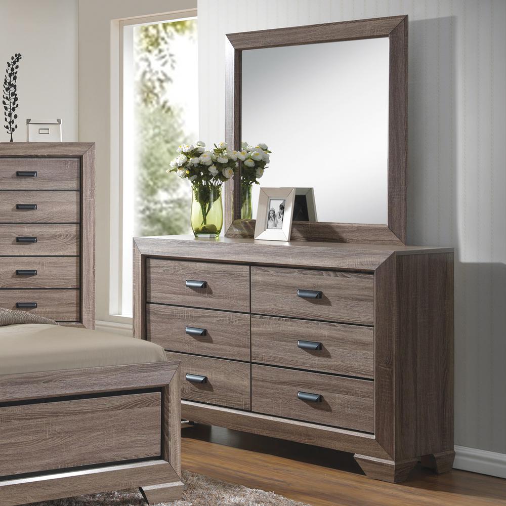 Home Source Industries Home Source Westman Six Drawer Dresser And