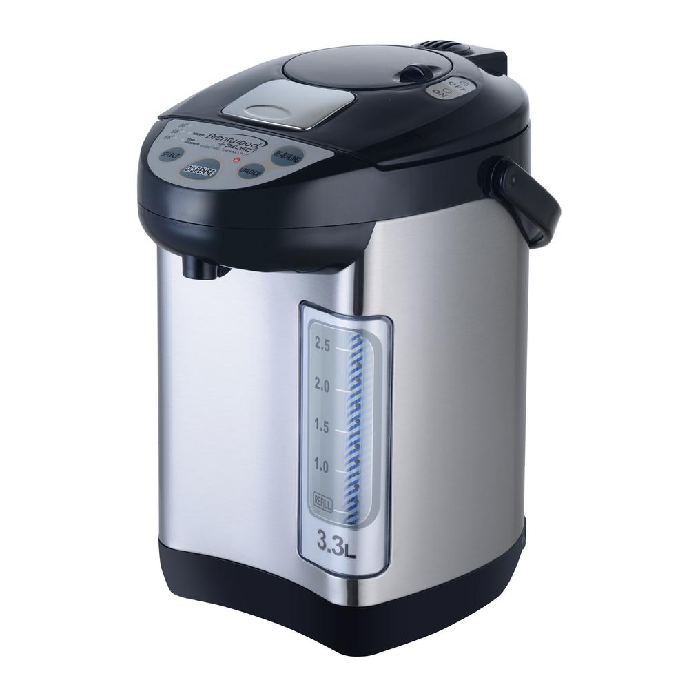 14-Cup Electric Instant Hot Water Dispenser, Brushed Stainless Steel