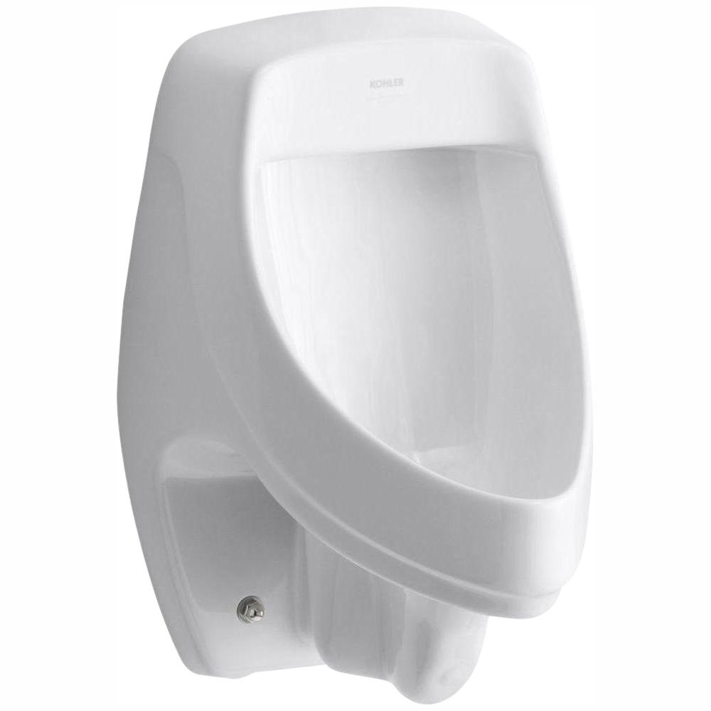 KOHLER Dexter 0.5 or 1.0 GPF Urinal with Rear Spud in WhiteK5016ER0