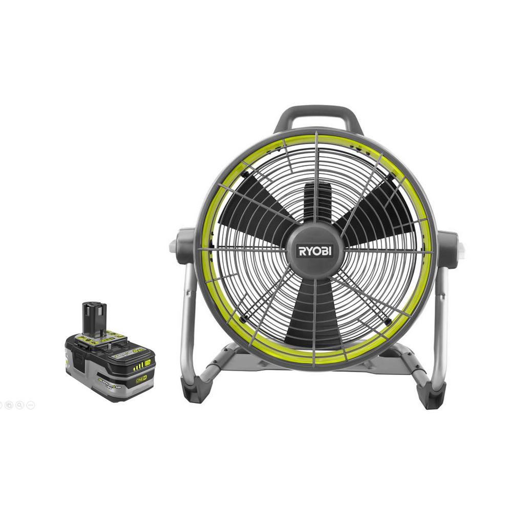 battery operated standing fan