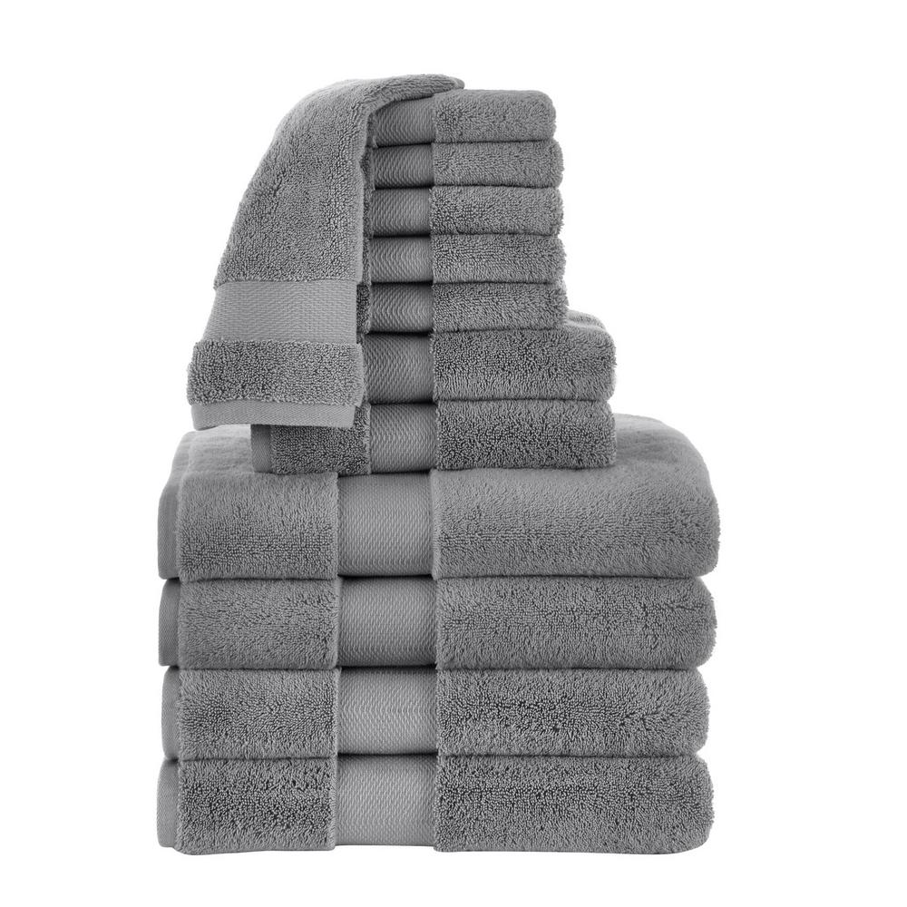 Home Decorators Collection Plush Soft Cotton 12Piece Towel Set in