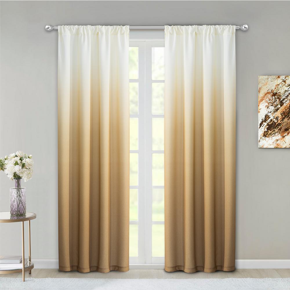 Dainty Home Rod Pocket Curtains Drapes Window Treatments