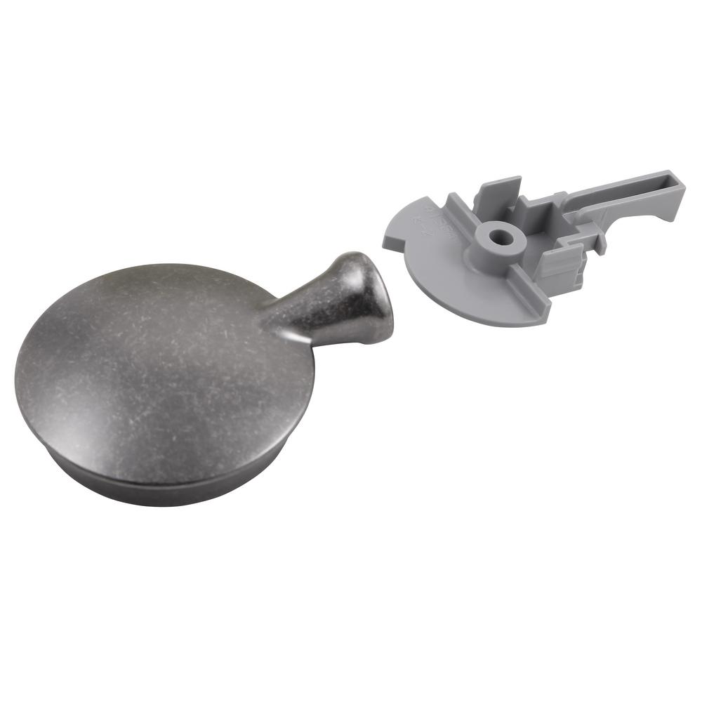Delta Lockwood Single Metal Temperature Knob And Cover In Aged