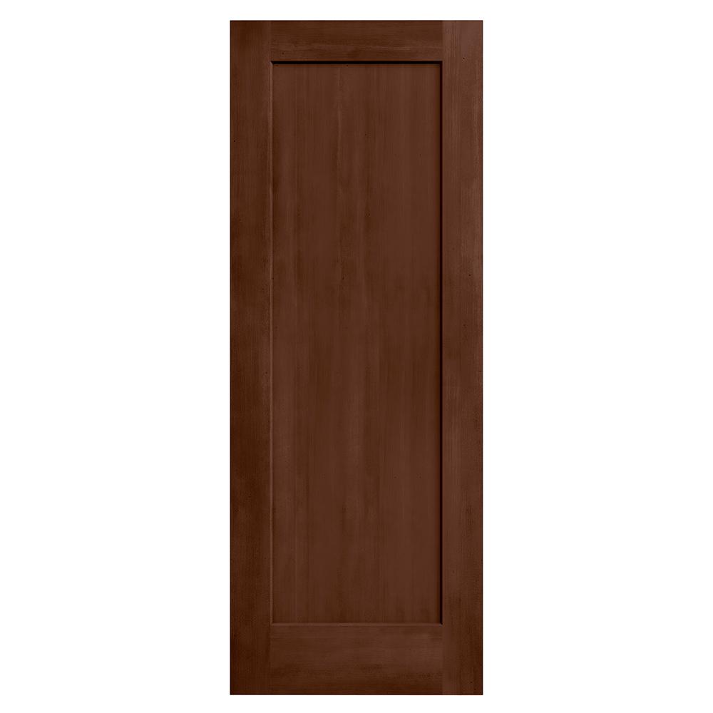 30 In X 80 In Madison Milk Chocolate Stain Molded Composite Mdf Interior Door Slab