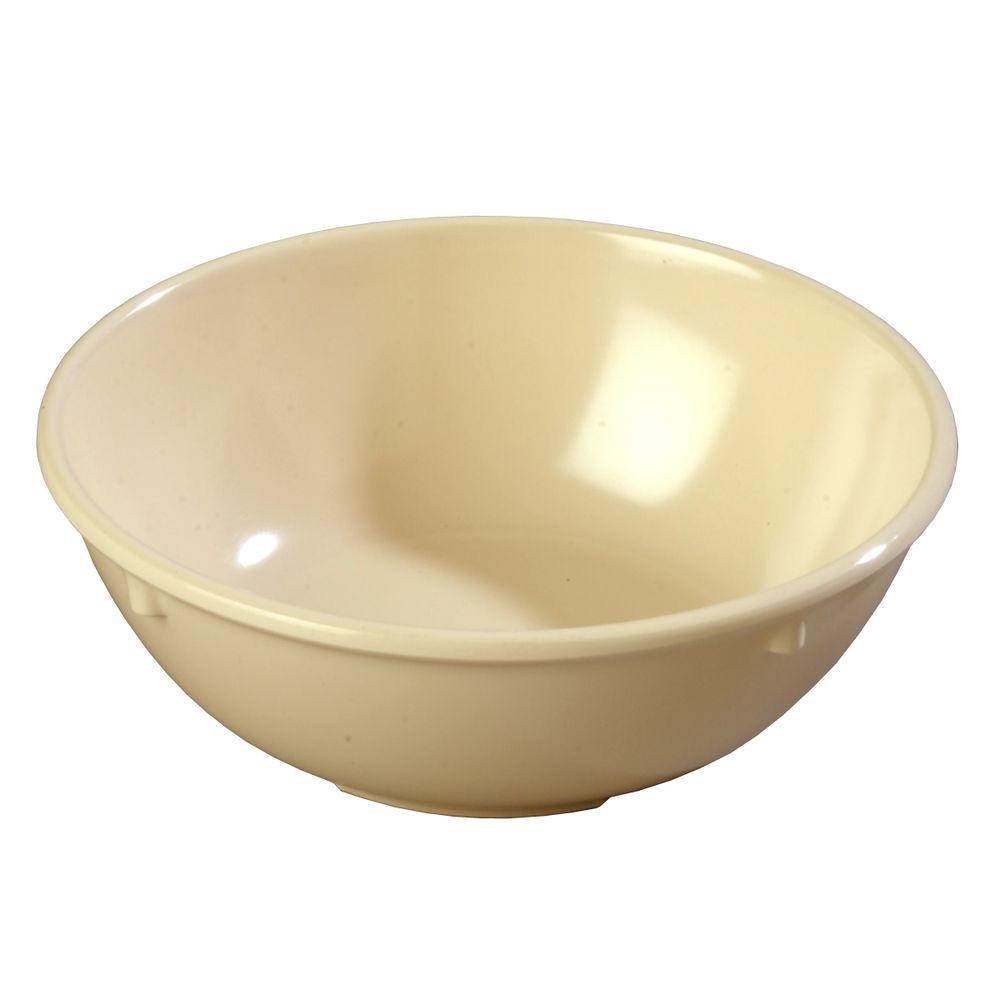 Carlisle 14 oz. Melamine Nappy Bowl in Tan (Case of 48)4352125 The