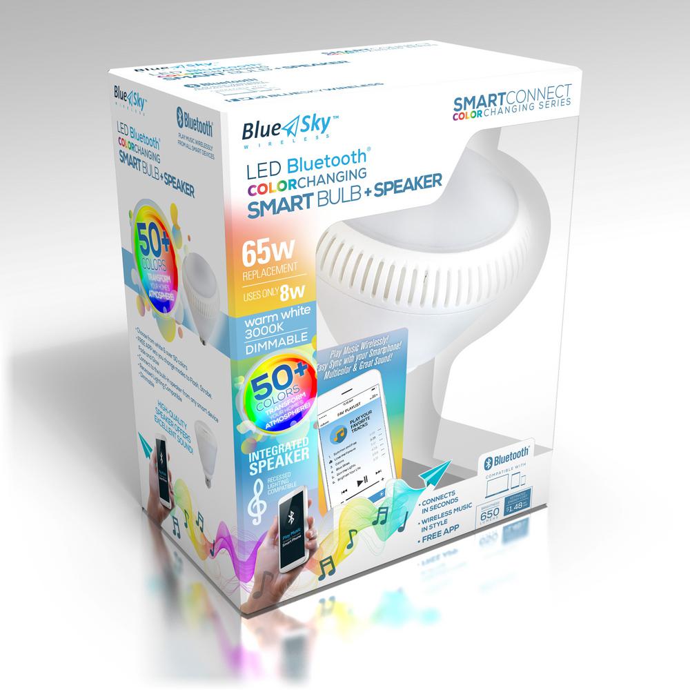 led bluetooth smart bulb speaker