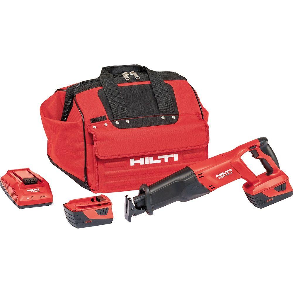 Hilti SR6 A 22-Volt Lithium-Ion Cordless Brushless Reciprocating Saw Kit