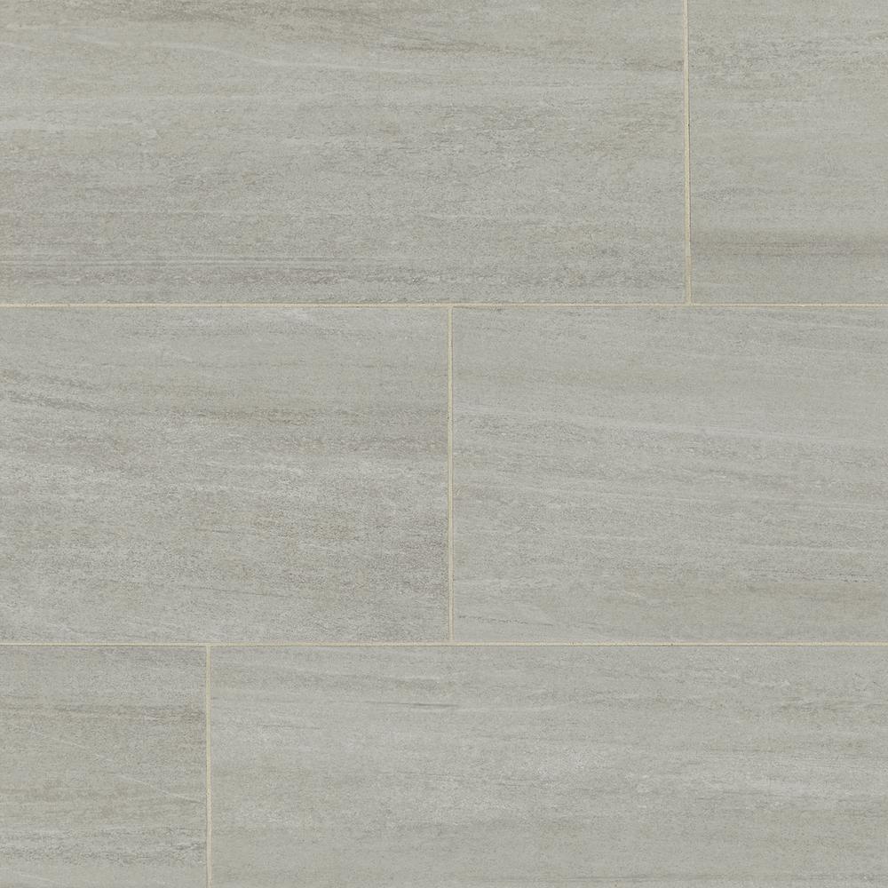 Home Decorators Collection Nova Falls Gray 12 in. x 24 in. Porcelain Floor and Wall Tile (15.6