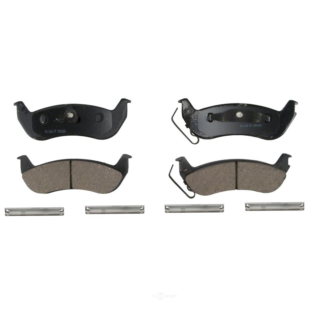 Disc Brake Pad Set-ThermoQuiet Disc Brake Pad Rear Wagner QC932