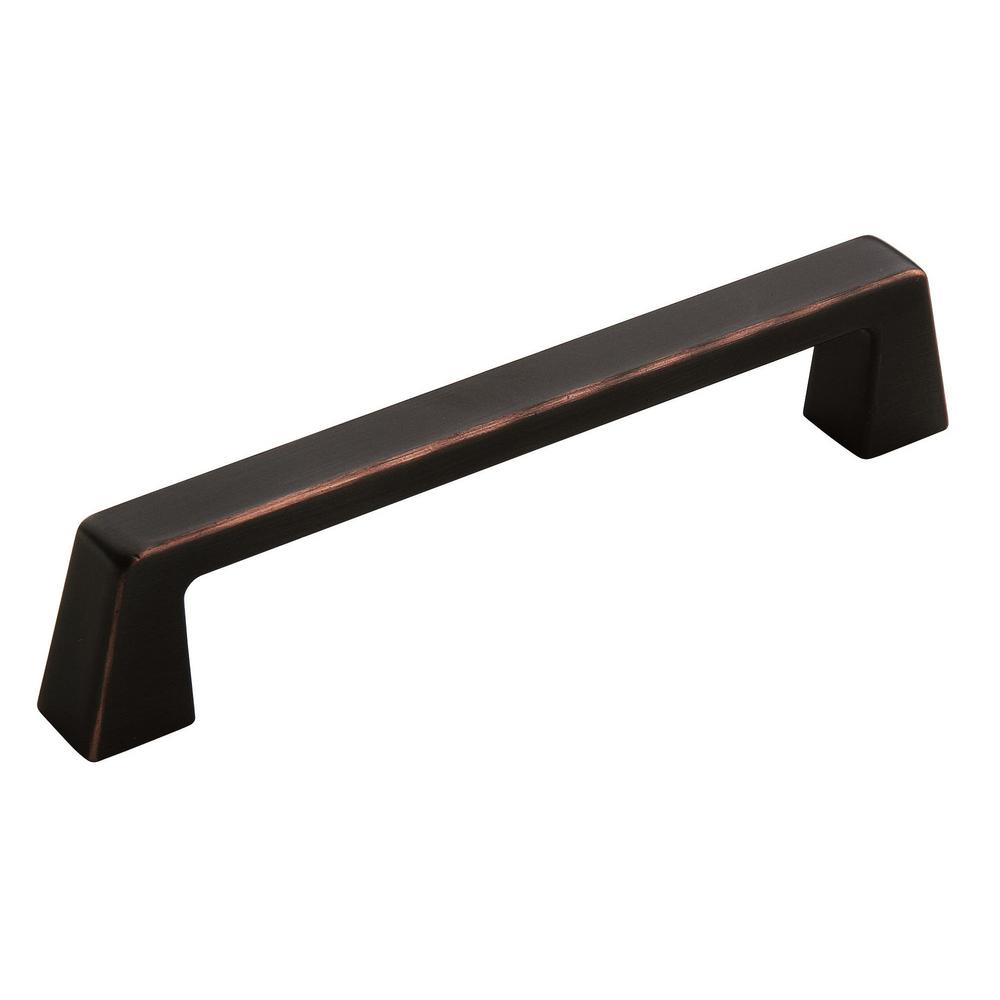 Amerock Blackrock 128 Mm Oil Rubbed Bronze Center To Center Pull Bp55277orb The Home Depot