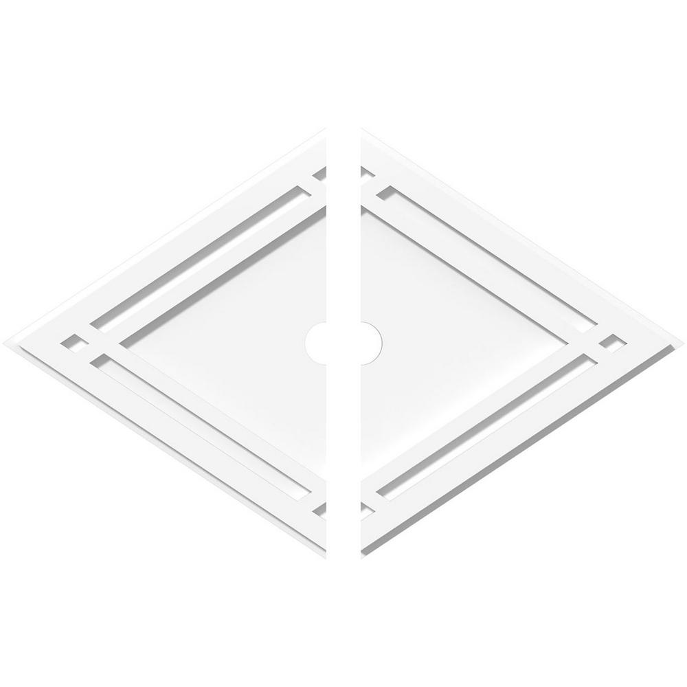 Ekena Millwork 30 In W X 20 In H X 2 In Id X 1 In P Diamond
