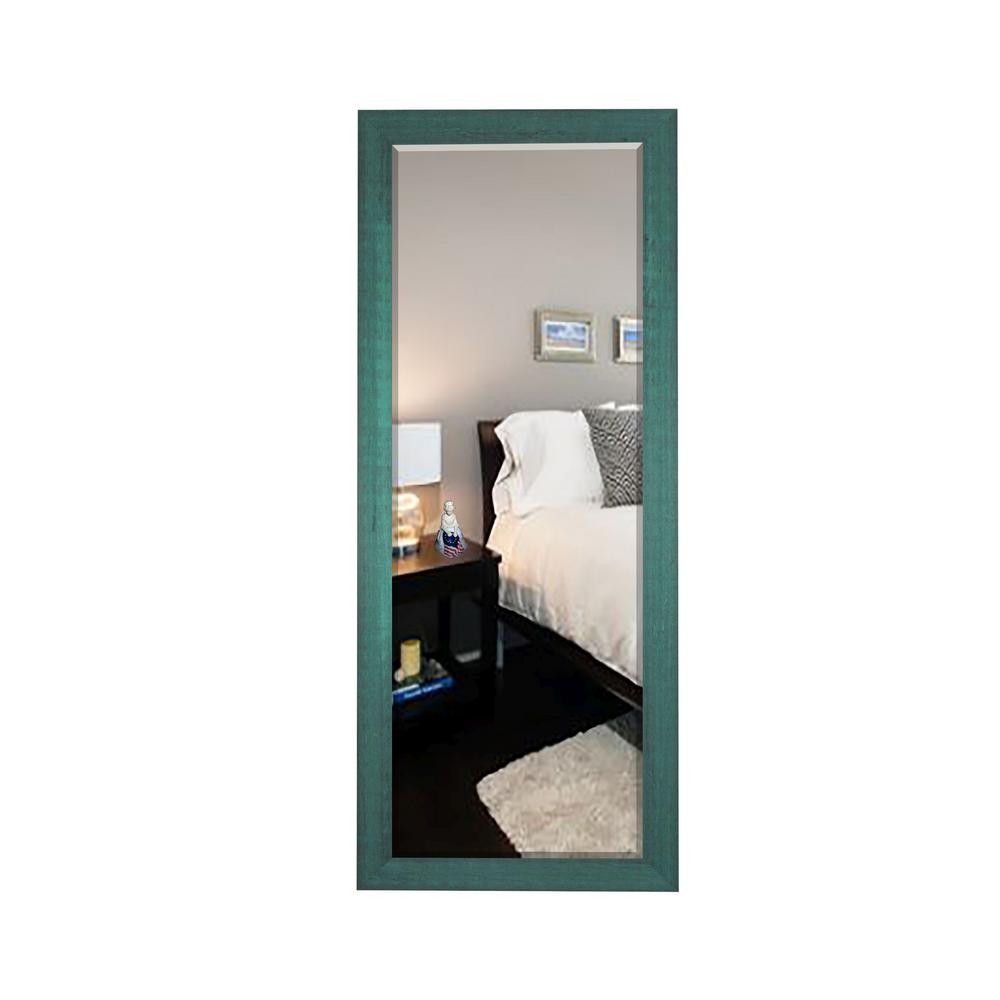59 5 In X 20 Country Cottage Aqua Framed Beveled Tall