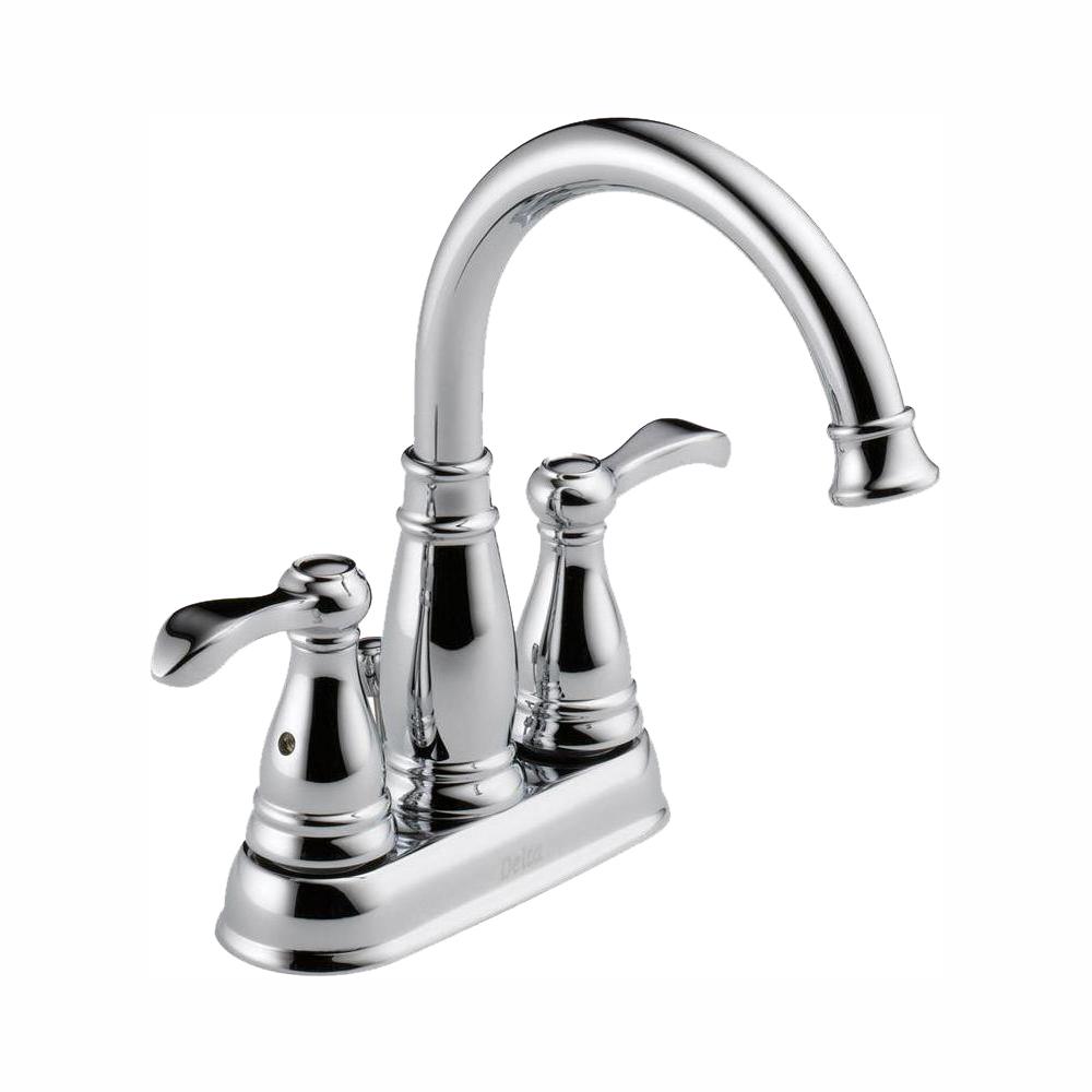 Delta Porter 4 in. Centerset 2-Handle Bathroom Faucet in ...