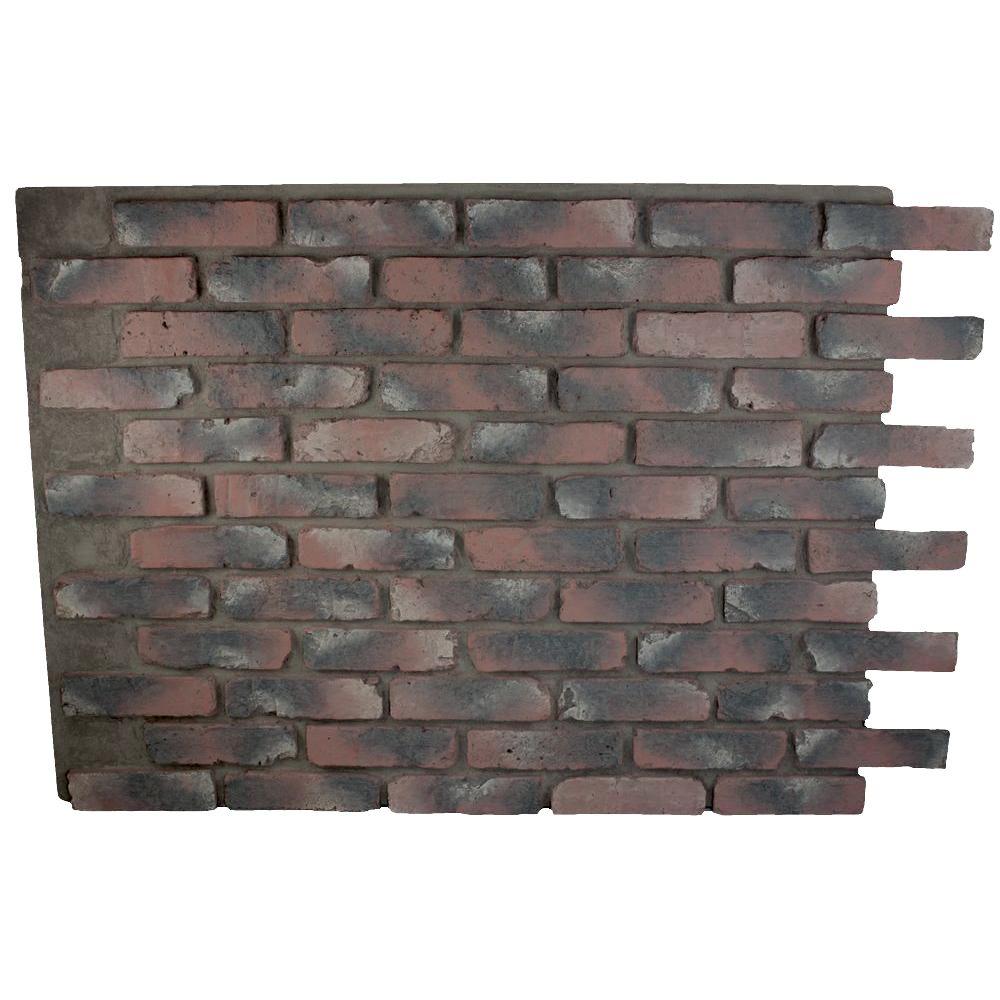 Brick Faux Stone Siding Veneer The Home Depot Faux Reclaimed Brick