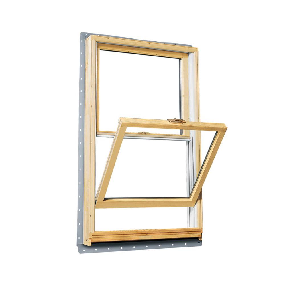 Andersen 37 625 In X 40 875 400 Series Double Hung Wood Window Andersen 37 625 In X 40 875 400 Series Double Hung Wood Window White