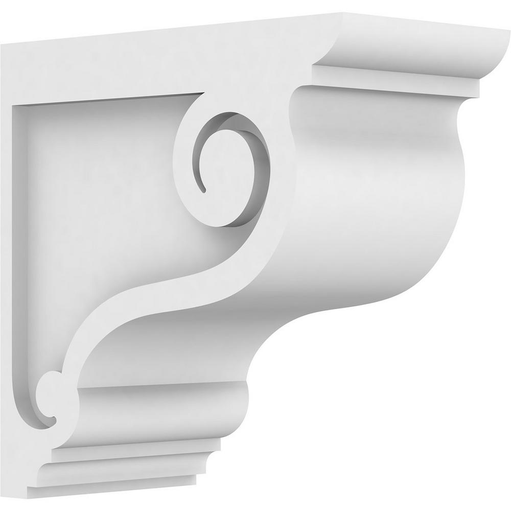 Ekena Millwork 3 in. x 8 in. x 8 in. Standard Scroll Architectural