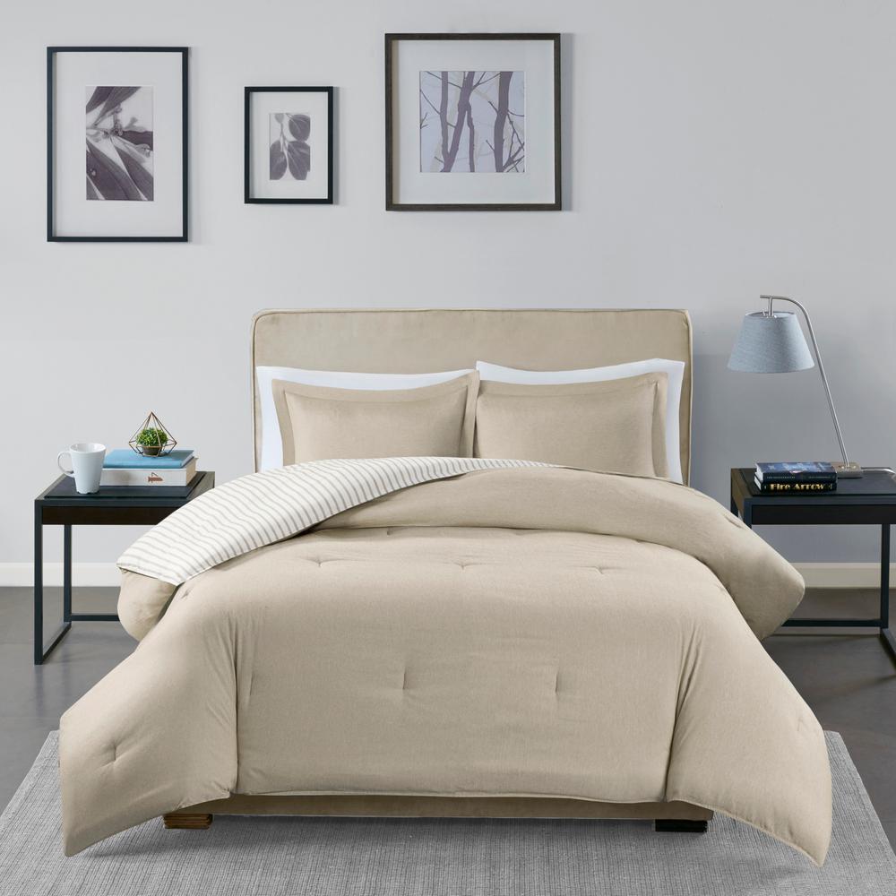 Unbranded Braydon 2 Piece Tan Twin Reversible Yarn Dyed Stripe Down Alternative Comforter Set Mpe10 827 The Home Depot - Tan And Black Striped Bedding Unbranded Braydon 2 Piece Tan Twin Reversible Yarn Dyed Stripe Down Alternative Comforter Set Mpe10 827 The Home Depot - Tan And Black Striped Bedding