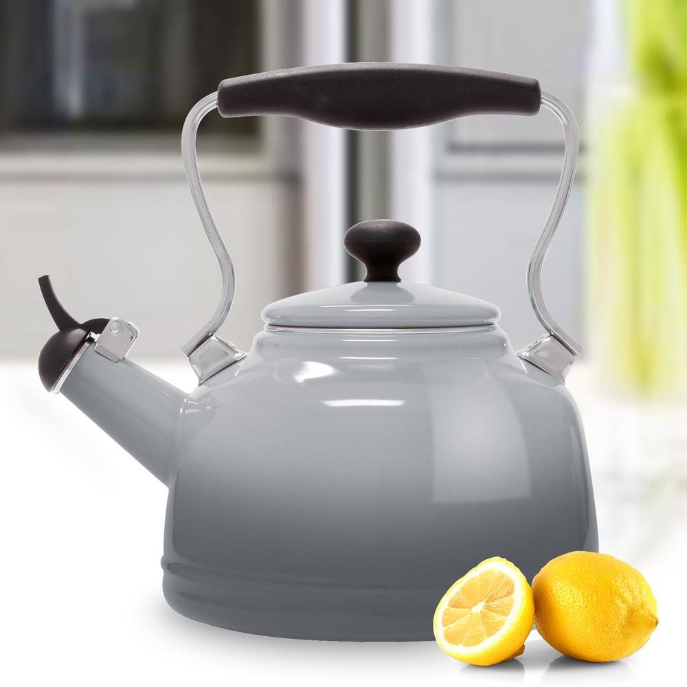 enamel tea kettle vintage