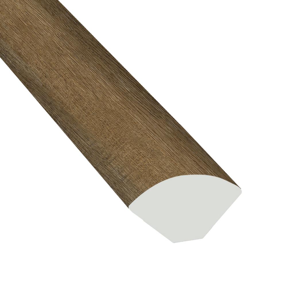 Msi Heirloom Oak 3 4 In Thick X 3 5 In Wide X 94 In Length Luxury Vinyl Quarter Round Molding Lvg2012 0039 Qr The Home Depot