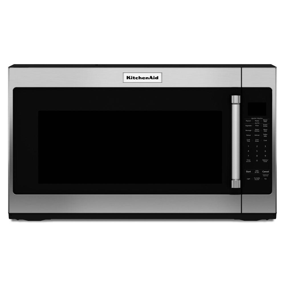KitchenAid 2.0 cu. ft. Over the Range Microwave in Stainless Steel with Sensor Cooking