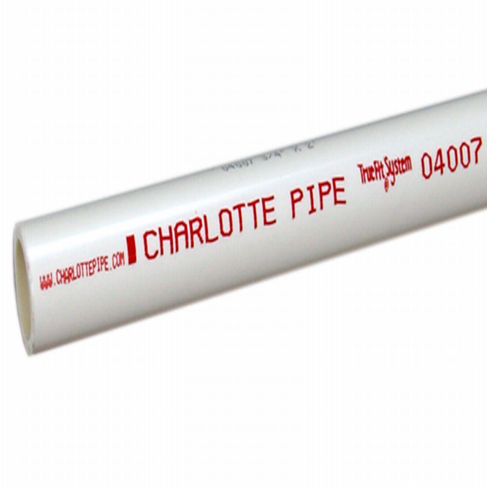 Charlotte Pipe 11/4 in. x 2 ft. PVC Sch. 40 PipePVC 07100 0200 The