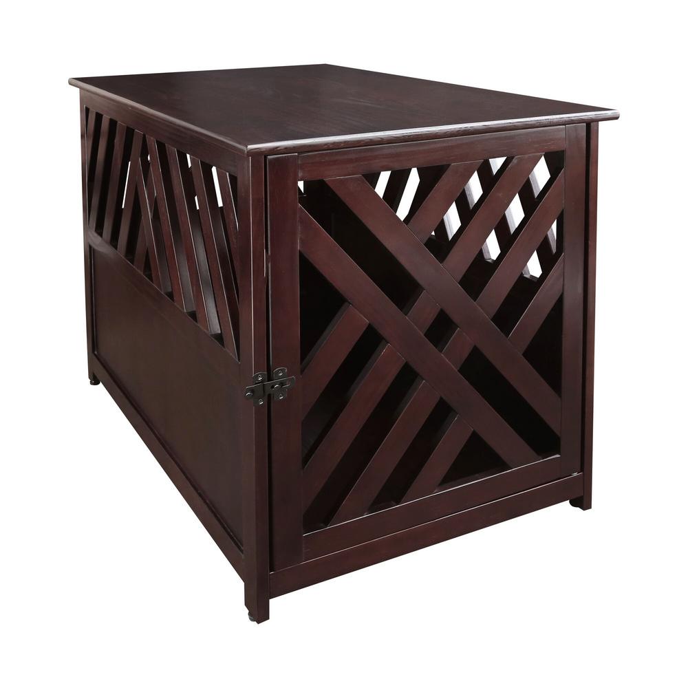 frontgate dog crate end table