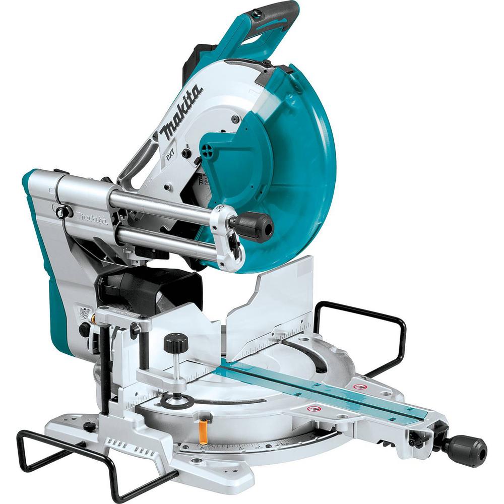 15 Amp 12 in. Dual-Bevel Sliding Compound Miter Saw with Laser