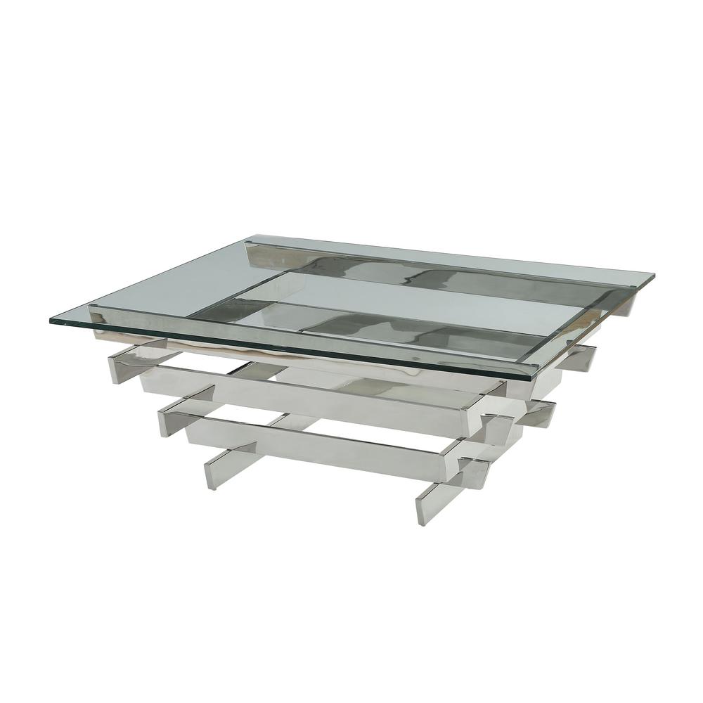 Salonius Stainless Steel And Clear Gl Coffee Table Salonius Stainless Steel And Clear Gl Coffee Table