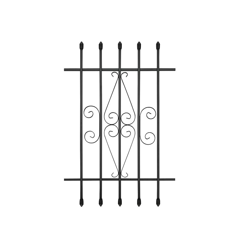 Grisham 24 In X 36 Spear Point Window Bar Guard Wb2436bk Spear Point Window Bar Guard Wb2436bk