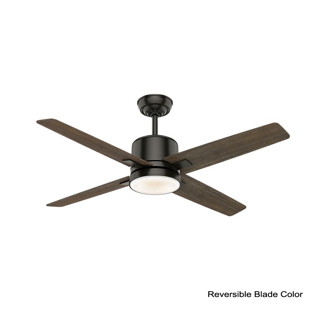 Casablanca Axial 52 In Led Indoor Noble Bronze Ceiling Fan With