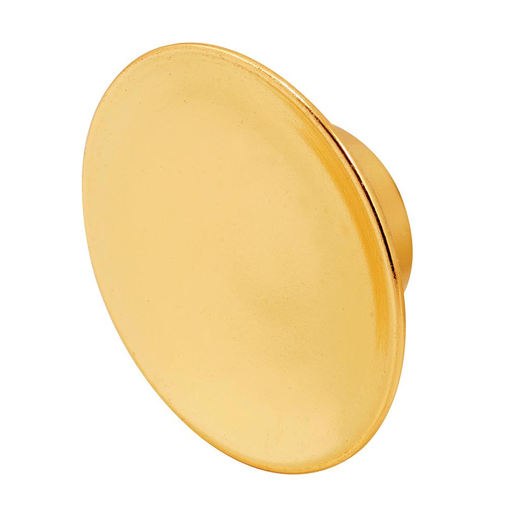 PrimeLine 13/4 in. Brass BiFold Door Knobs (2Pack)N 6755 The