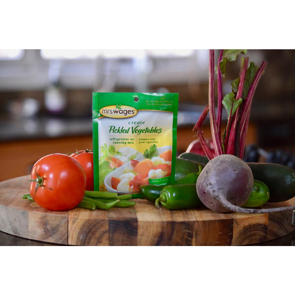 Mrs. Wages Pickled Vegetables Canning Mix (12-Pack) by Mrs. Wages