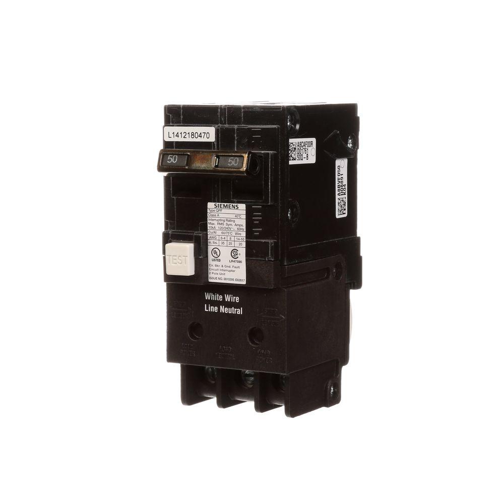 siemens 50 amp breaker