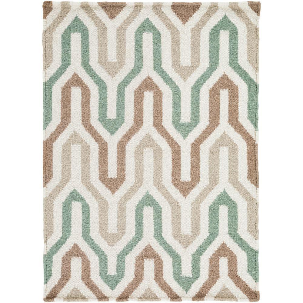 Surya Fallon Emerald/Kelly Green 2 ft. x 3 ft. Indoor Area RugFAL1105