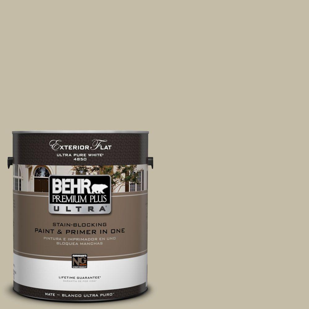 BEHR Premium Plus Ultra 1-Gal. #UL190-8 Celery Powder Flat ...