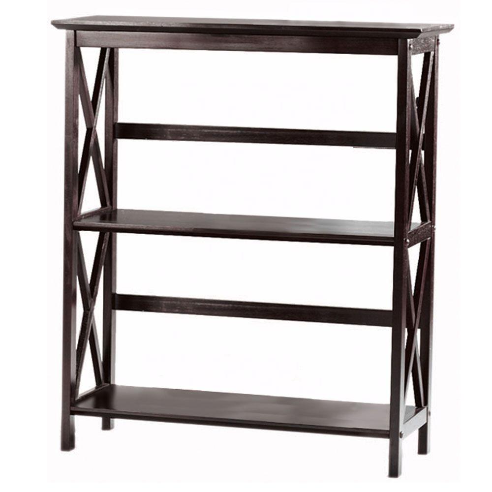  Home  Decorators  Collection  Montego Espresso Open Bookcase  