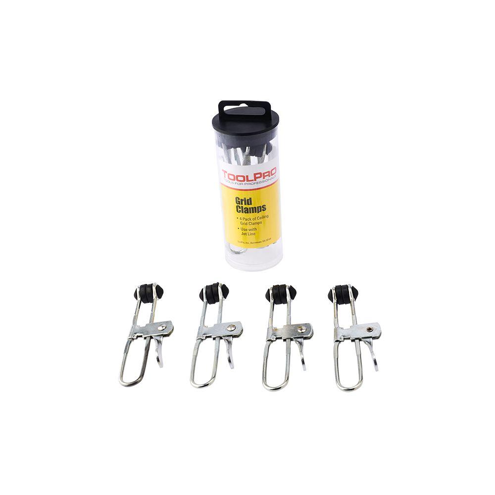 Toolpro 4 In Lever Action Grid Clamps Pack Tp05044 The Home Depot Lever Action Grid Clamps 4 Pack