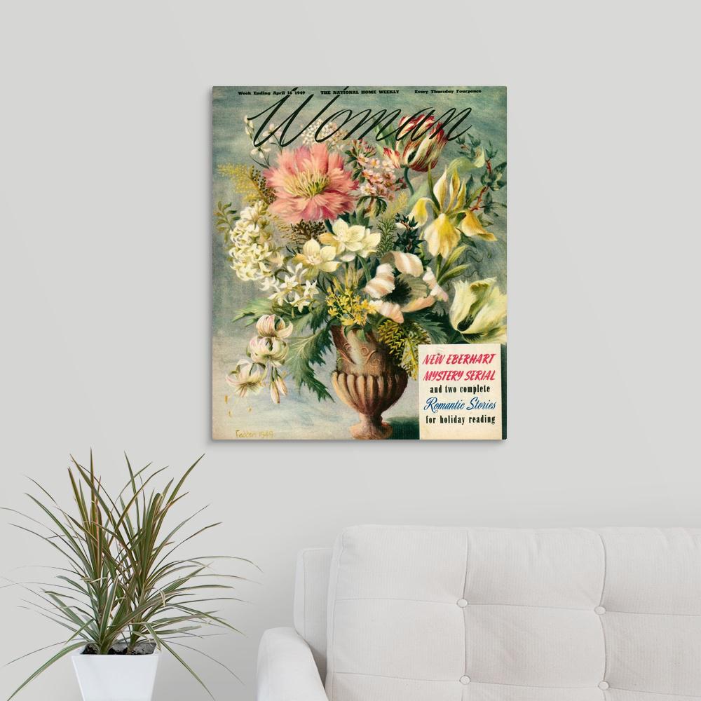 Greatbigcanvas 1940 S Uk Woman Cover By Great Big - Big Canvas Wall Art Uk Greatbigcanvas 1940 S Uk Woman Cover By Great Big - Big Canvas Wall Art Uk